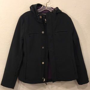 ATHLETICA waterproof black purple lining jacket M